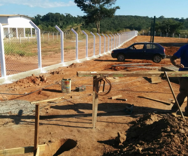 Início da construção da Indústria em 2016