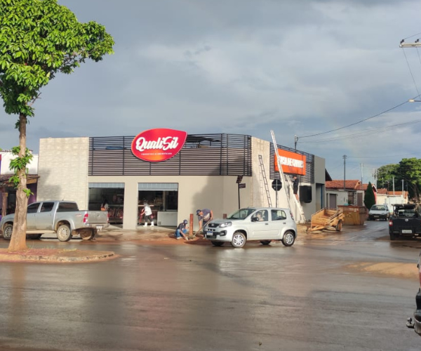 Fachada Loja 2 ainda em obras
