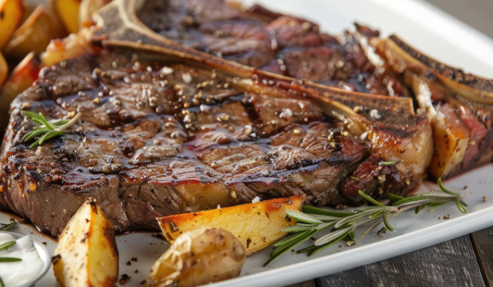 T-Bone-na-Chapa-com-Batata-Rústica-na-Airfryer